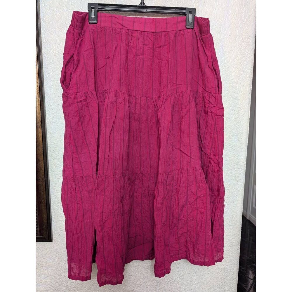 Pietsie maxi skirt plum color